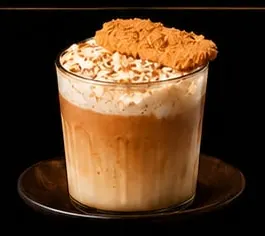 Golden Lotus served in a glass